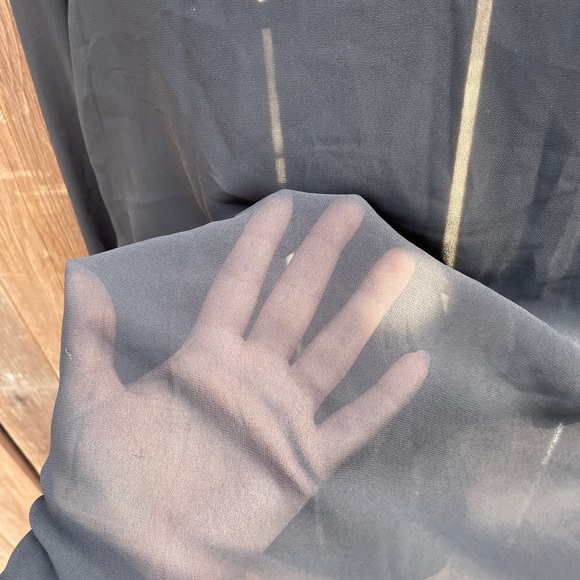 FOREVER 21 | Women’s Sheer Collar Button Up Blouse - Picture 8 of 8